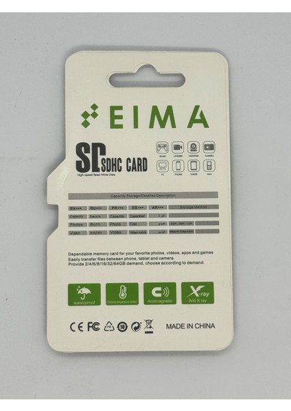 Sdhc Card 32 GB V30 4K Ultra Hd High Speed Hafıza Kartı Adaptörlü
