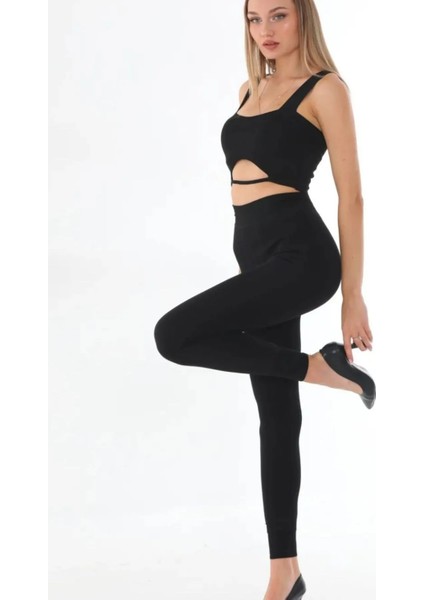 Büyük Beden Kadın Peluş Tayt Termal Içlik Termal Tayt Kışlık