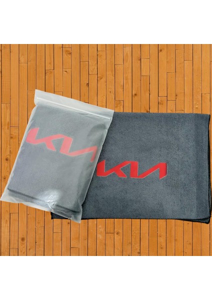 Mikrofiber Oto Kurulama Yıkama Havlusu 50X70 cm Araba Logolu Bez 400GSM