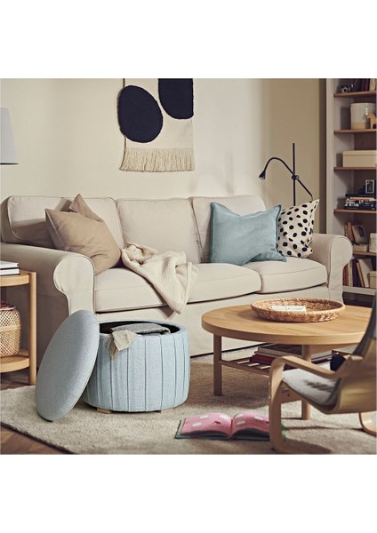 Saklama gözlü puf, kilanda açık mavi modelleri