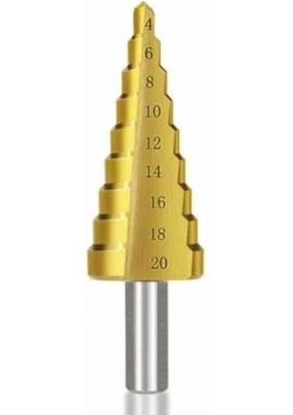 3 Lü Set Matkap Ucu Kademeli Sac Delme Aparatı Hss Titanyum Kaplama (4764) indirimleri