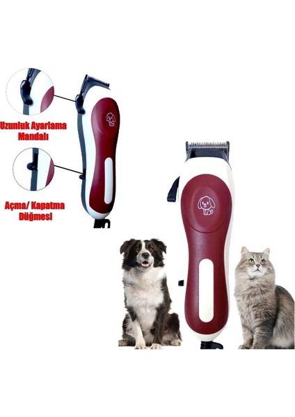 Tekno Trust Elektirikli Kedi Köpek Pet Ev Hayvanı Traş Makinesi fiyatları