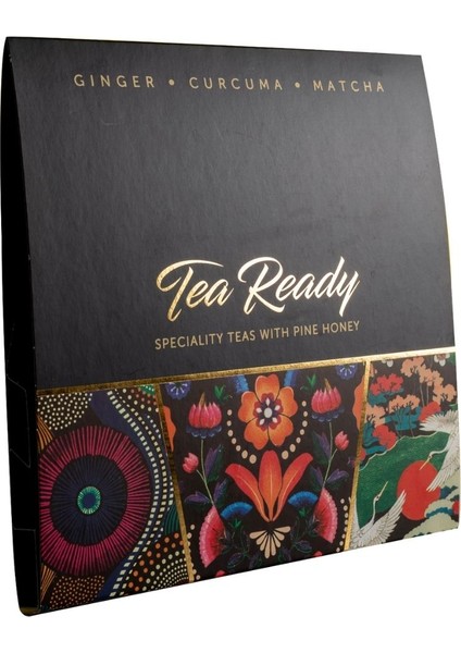 Tea Ready 3’lü Tanışma Paketi: Zencefil, Zerdeçal ve Matcha