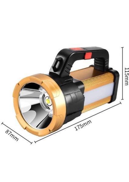 6 Mod Şarjlı El Feneri Projektör Tipi WT-615