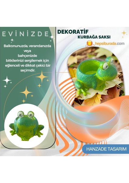 Dekoratif Kurbağa Saksı fiyatları