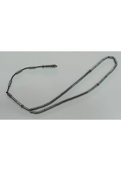 Kesme Model Füme Renk Hematit Taşı Tesbih 3 x 9 mm modelleri