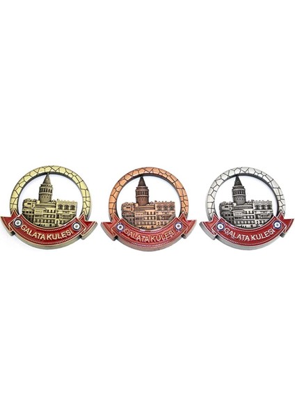 Istanbul Temalı Metal Magnet