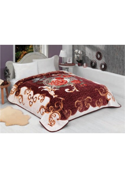 Solana Lüks Vizon Battal Boy Battaniye 988 Bej 220X240 &hem Battaniye & Hem Yatak Örtüsü