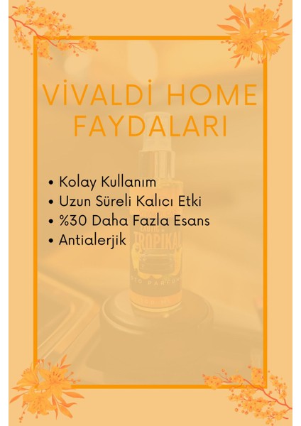 Sandal Ağacı Oto Kokusu Ipli Asma Araba Kokusu 8ml