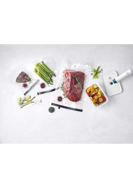 Fresh Save Vakumlu Başlangıç Seti Plastik 7 Parça Akdeniz Mavisi
