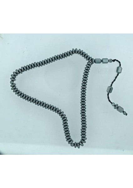 Basık Model Füme Renk Hematit 99'luk Tesbih 6 x 3 mm indirimleri