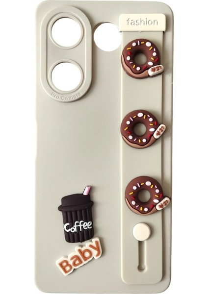 Tecno Camon 20 El Geçmeli Emojili Silikon Kılıf