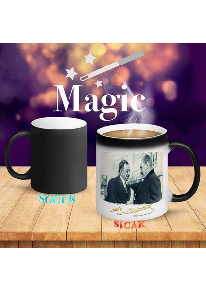 Mustafa Kemal Atatürk'ün Gülüşü Sihirli Kupa BARDAK-ATATURK797 fiyatları