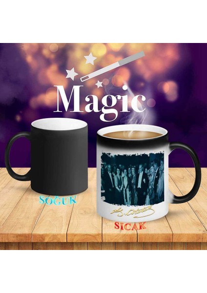 Atatürk'ün Kadınlara Değer Vermesi Sihirli Kupa BARDAK-ATATURK769 fiyatları