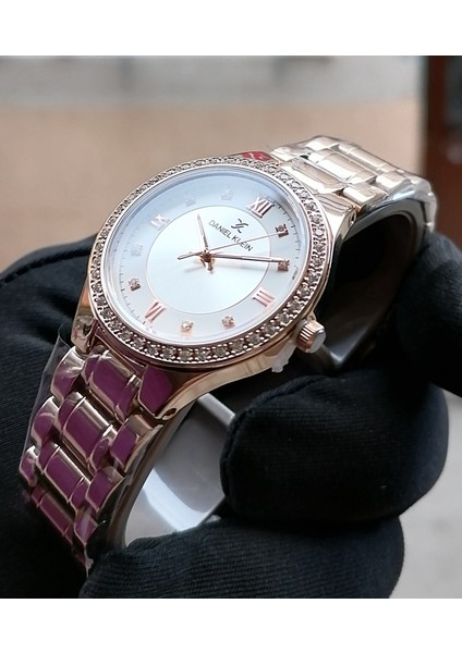 Rose Çelik Kordonlu Kadın Kol Saati Su Geçirmez fiyatları