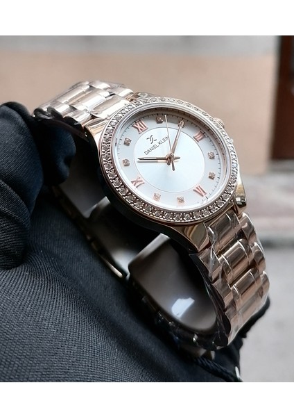 Rose Çelik Kordonlu Kadın Kol Saati Su Geçirmez modelleri