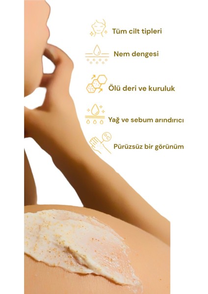 Vücut Peelingi Arındırıcı Yumuşatıcı Yenileyici Aydınlatıcı ve Temizleyici 300 gr