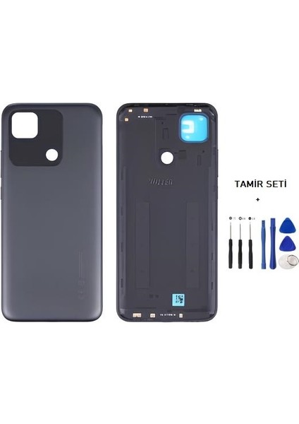 Xiaomi Redmi 10A Full Kasa Arka Kapak Yan Tuş Takımı Siyah - Tamir Seti