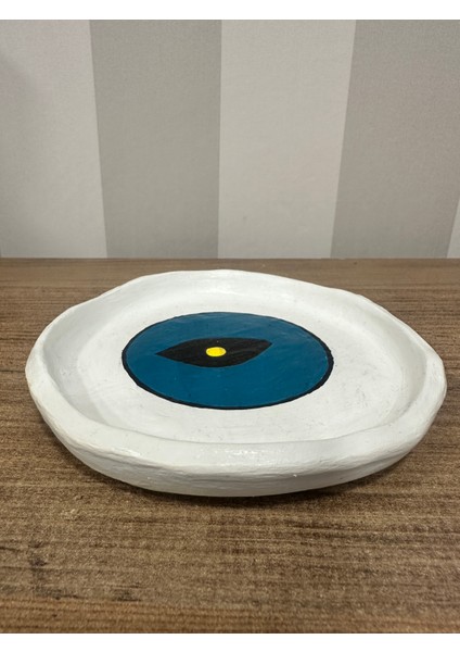 Nazarlık Detaylı 3'lü Seramik Tabak Seti fiyatları