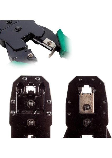 RJ45 - RJ12 - RJ11 3lü Soket Sıkma Pensesi (4767) - SOL5541-8232