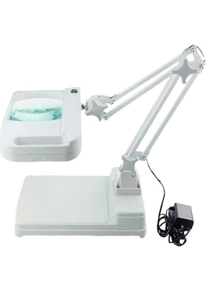 5x 10X Büyüteç LED Işıklı Süper Parlak Enerji Tasarruflu Masa Lambası LT86 - EMY9501-3429