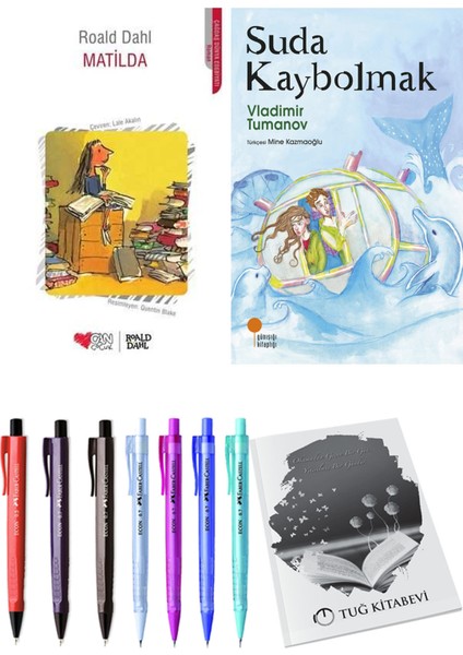 Suda Kaybolmak ve Matilda 2'li Set + Hediyeli