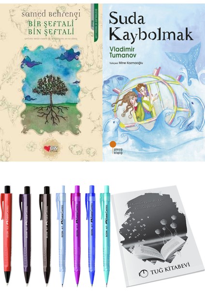 Suda Kaybolmak ve Bir Şeftali Bin Şeftali 2'li Set + Hediyeli