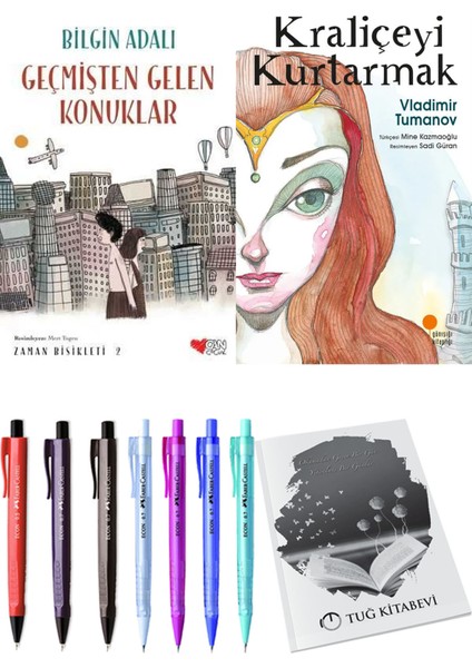 Kraliçeyi Kurtarmak ve Zaman Bisikleti 2 Geçmişten Gelen Konuklar 2'li Set + Hediyeli