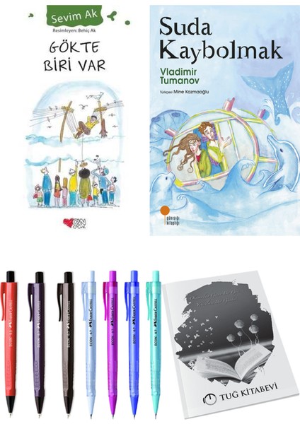Suda Kaybolmak ve Gökte Biri Var 2'li Set + Hediyeli