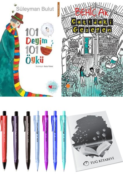 Çatıdaki Gezegen ve 101 Deyim 101 Öykü Süleyman Bulut 2'li Set + Hediyeli
