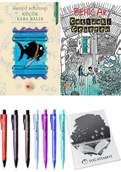 Çatıdaki Gezegen ve Küçük Kara Balık 2'li Set + Hediyeli