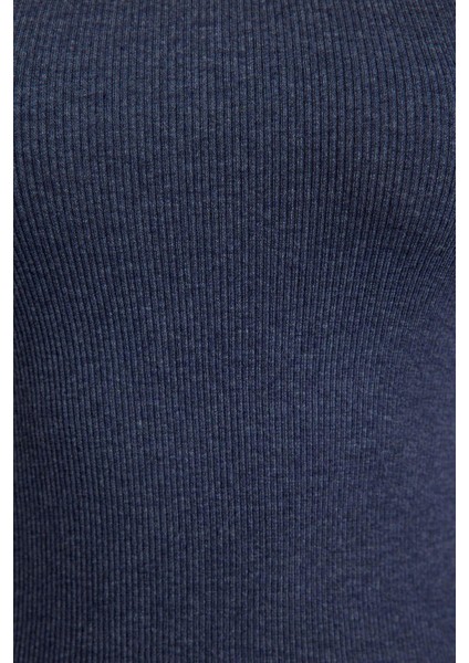 Stil Kadın Fitted Vücuda Oturan Kol Fitilli Esnek Bluz Regular Örme Slim Kalıp fırsatları