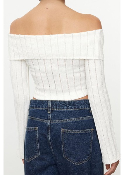 Stil Kadın Fermuar Detaylı Kısa Normal Kalıp Bluz Crop Örme Regular Kalıp Reglan Kol indirimleri