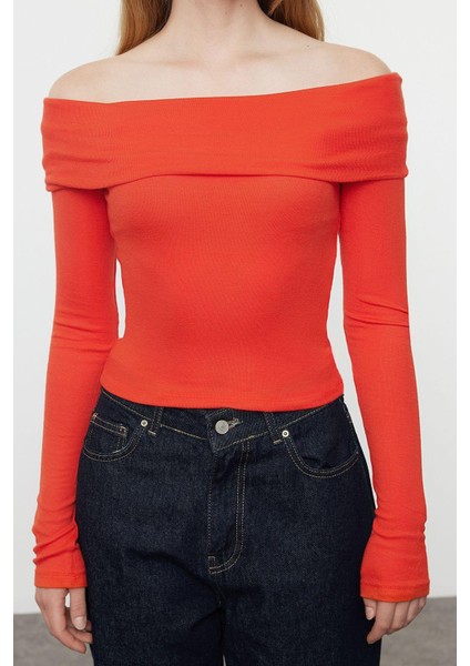 Stil Kadın Kısa Esnek Bluz Crop Örme Slim Kalıp modelleri