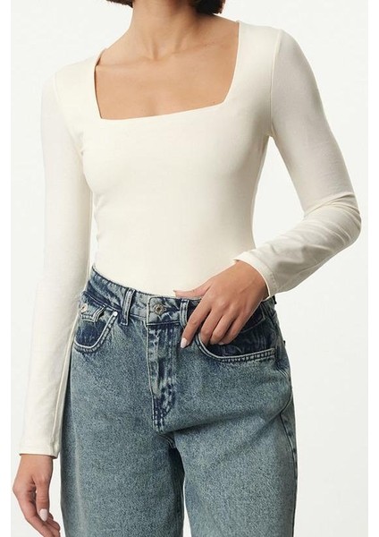Stil Kadın Pamuklu Fit Ince Bluz Regular Örme Slim Kalıp modelleri
