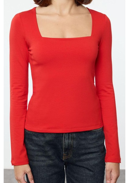 Stil Kadın Pamuklu Fit Bluz Regular Örme Slim Kalıp modelleri