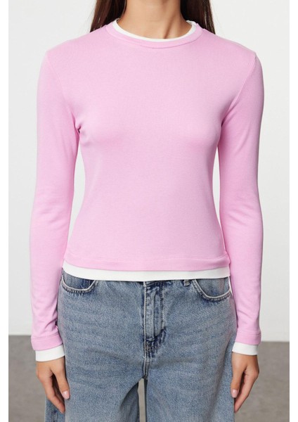 Stil Kadın Fitted Vücuda Oturan Viskon Yumuşak Kumaşlı Esnek Bluz Regular Örme Slim Kalıp modelleri