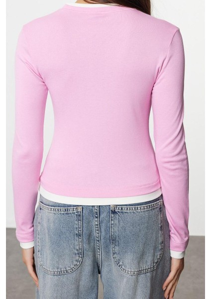 Stil Kadın Fitted Vücuda Oturan Viskon Yumuşak Kumaşlı Esnek Bluz Regular Örme Slim Kalıp indirimleri