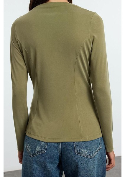 Stil Kadın Care Collection Modal Nervürlü Normal Kalıp Bluz Regular Örme Slim Fit Kalıp indirimleri
