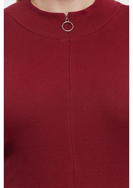 Stil Kadın Kaşkorse Bluz Regular Örme Fitted Kalıp Büyük Beden fiyatları