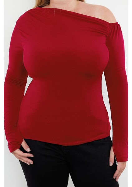 Stil Kadın Sandy Bluz Regular Örme Fitted Kalıp Büyük Beden fiyatları