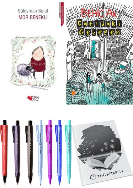 Çatıdaki Gezegen ve Mor Benekli 2li Set