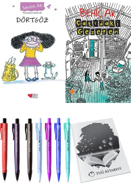 Çatıdaki Gezegen ve Dörtgöz 2li Set
