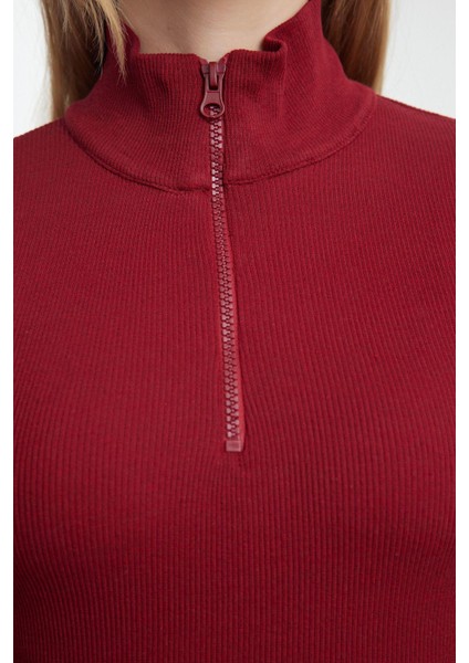 Stil Kadın Fitted Vücuda Oturan Esnek Bluz Örme Slim Kalıp fırsatları