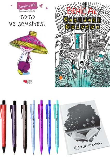 Çatıdaki Gezegen ve Toto ve Şemsiyesi 2li Set
