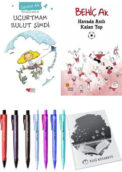 Havada Asılı Kalan Top ve Uçurtmam Bulut Şimdi 2li Set