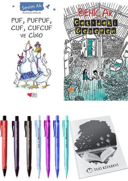 Çatıdaki Gezegen ve Puf, Pufpuf, Cuf, Cufcuf ve Cino 2li Set
