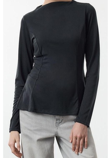 Stil Kadın Care Collection Modal Nervürlü Normal Kalıp Bluz Regular Örme Slim Fit Kalıp fiyatları