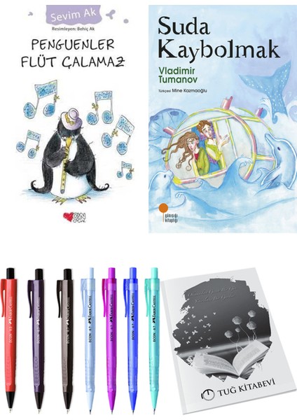 Suda Kaybolmak ve Penguenler Flüt Çalamaz 2li Set