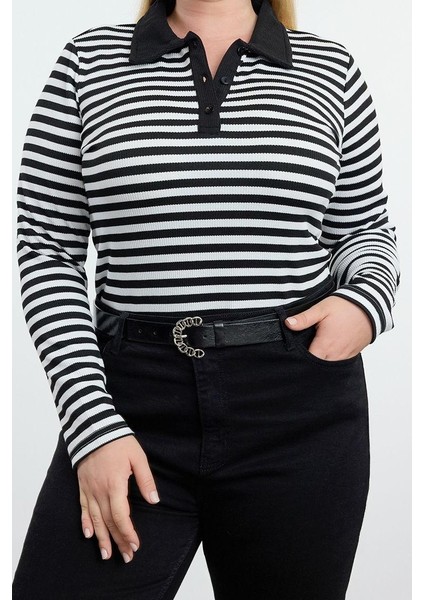 Stil Kadın Bluz Regular Örme Regular Kalıp Büyük Beden modelleri